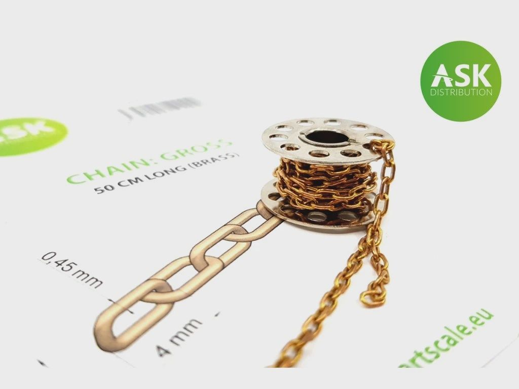 200-T0260 - Chain: Gross - 50 cm long (brass)
