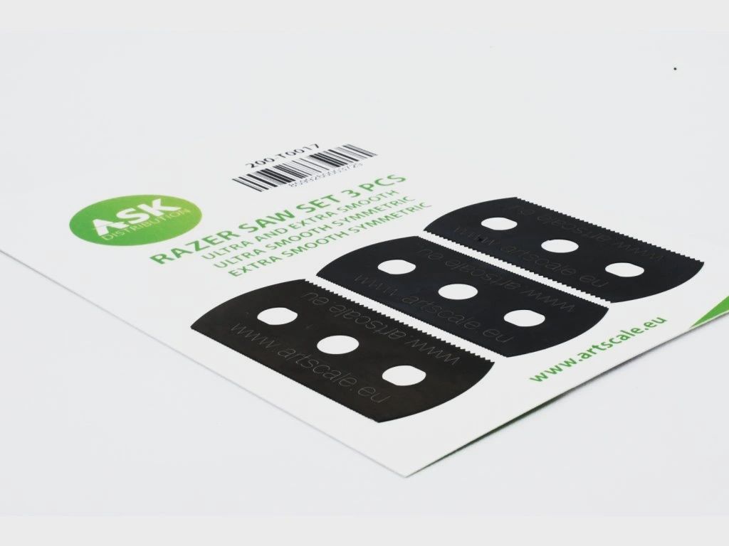 200-T0017 - Razer Saw Set 3 pcs - ultra and extra smooth &amp; ultra smooth symmetric &amp; extra smooth symmetric