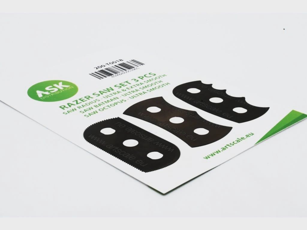 200-T0018 - Razer Saw Set 3 pcs - Radius &amp; Batman &amp; Octopus