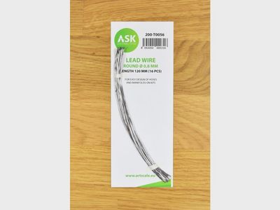 200-T0056 - Lead Wire - Round Ø 0,8 mm x 120 mm - cca. 16 pcs