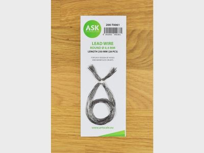 200-T0061 - Lead Wire - Round Ø 0,4 mm x 250 mm - cca. 28 pcs