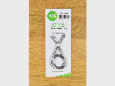 200-T0066 - Lead Wire - Round Ø 0,9 mm x 250 mm - cca. 14 pcs