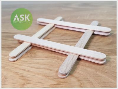 200-T0071 - Wooden Stick 114 x 10 mm - 8 pcs