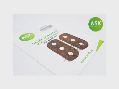 200-T0014 - Razor Saw Radius - ultra &amp; extra smooth asymmetric 100/65 teeth - 2 pcs