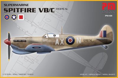 PM-101 - Supermarine Spitfire VB/C Tropical - 1:72