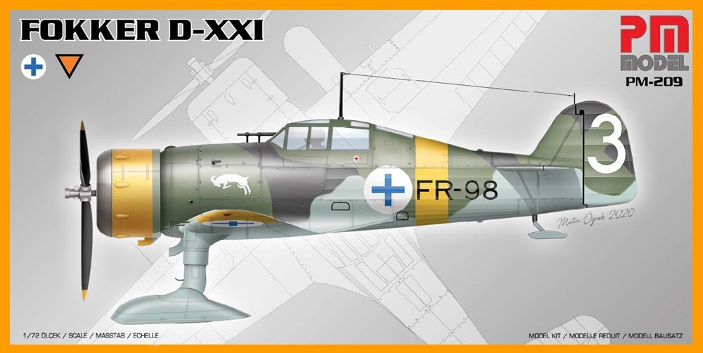 PM-209 - Fokker D-XXI - 1:72