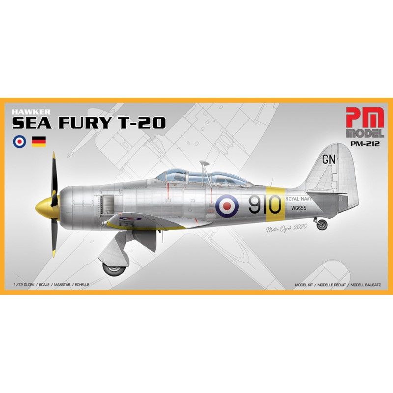 PM-212 - Hawker Sea Fury T-20 - 1:72