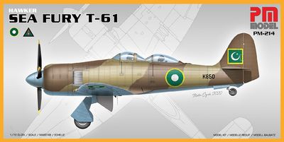 PM-214 - Hawker Sea Fury T-61 - 1:72