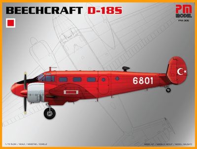 PM-306 - Beechcraft D18S - 1:72