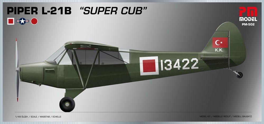 PM-502 - Piper L21B "Super Cub" - 1:48