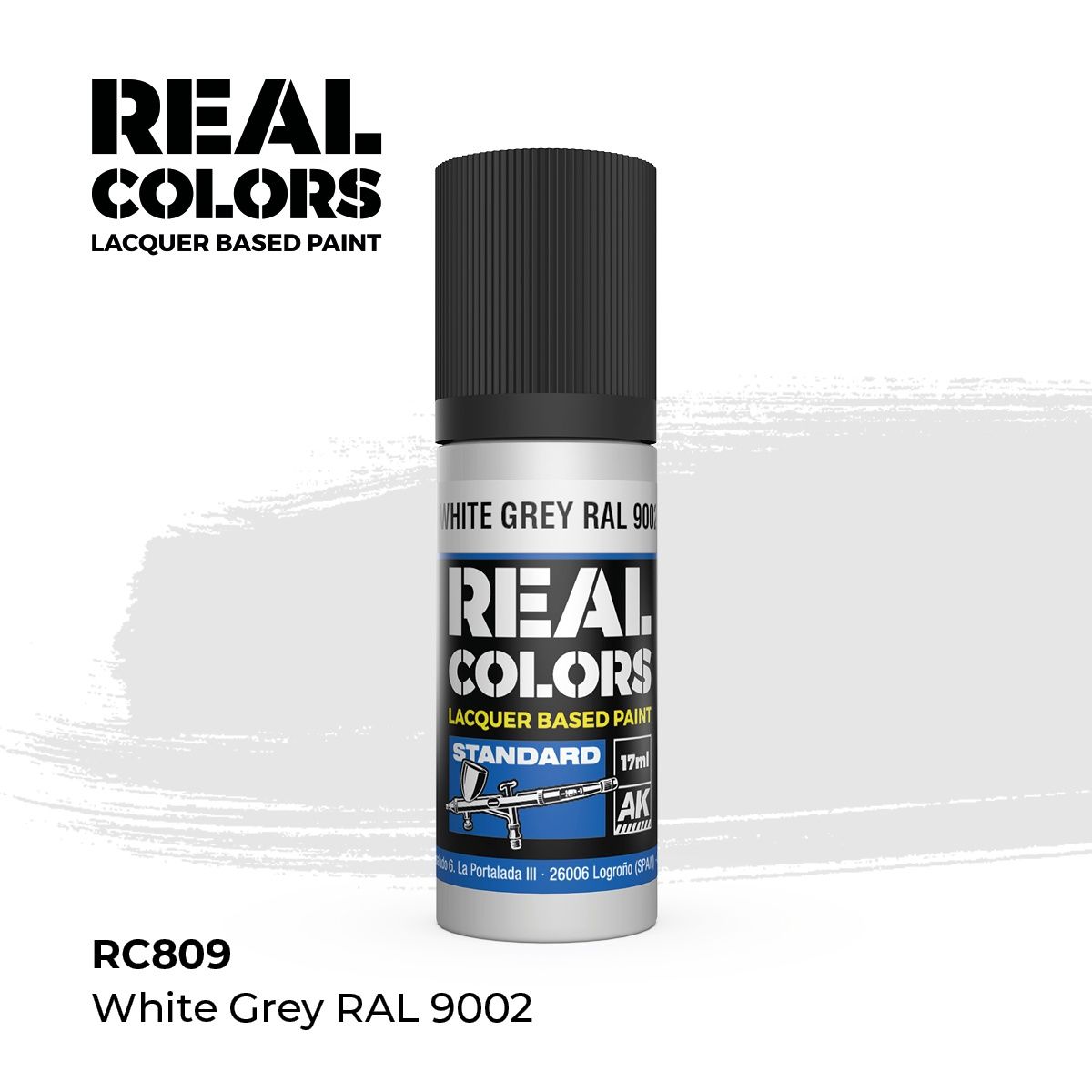 RC809 - White Grey RAL 9002 - 17ml