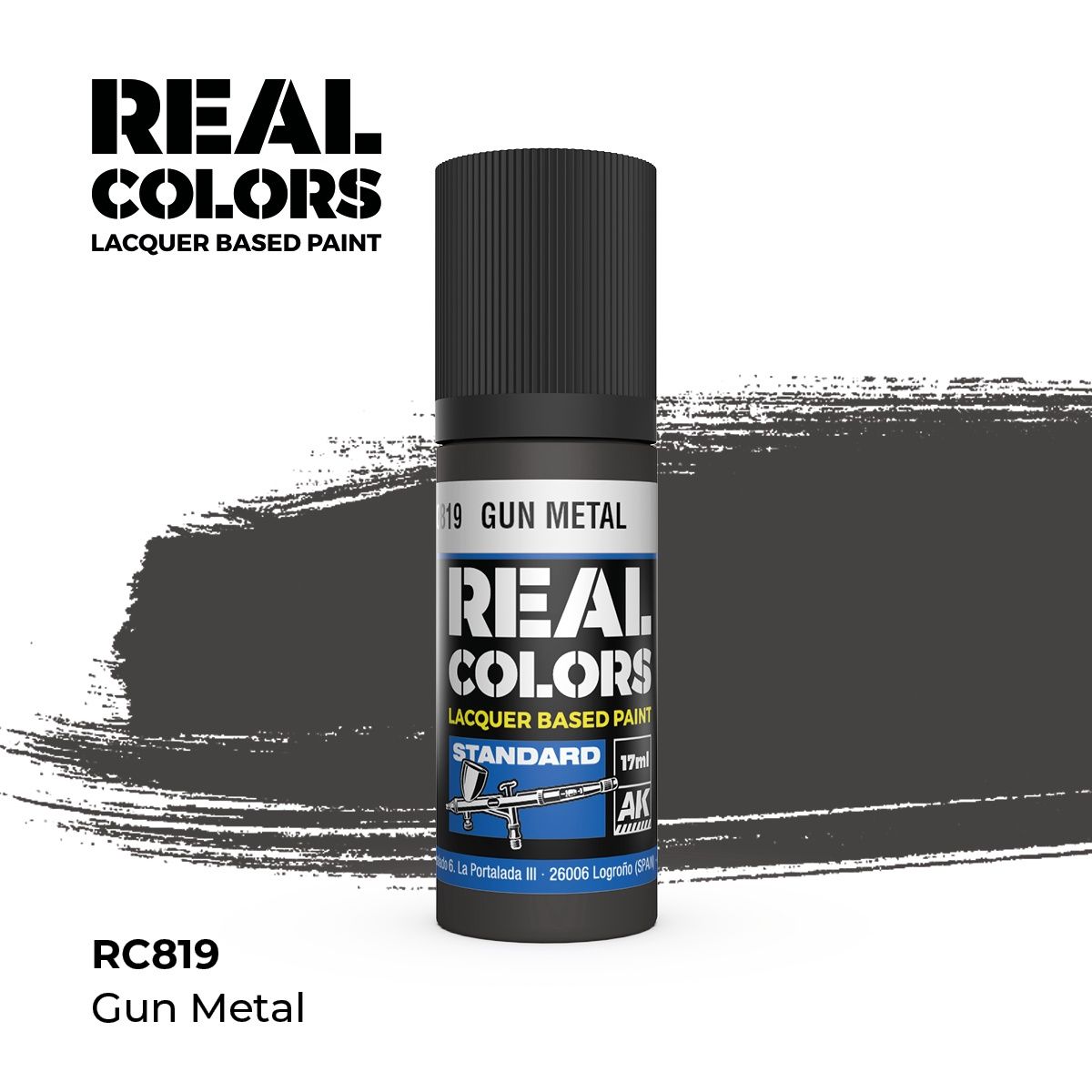 RC819 - Gun Metal - 17ml
