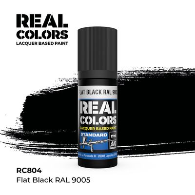 RC804 - Flat Black RAL 9005 - 17ml