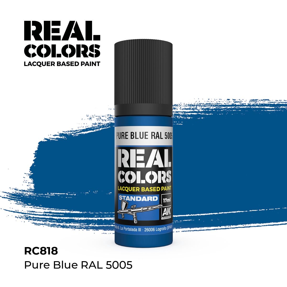 RC818 - Pure Blue RAL 5005 - 17ml