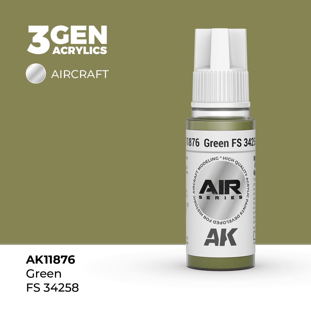 AK11876 - Green FS 34258 - Acrylic - 17 ml