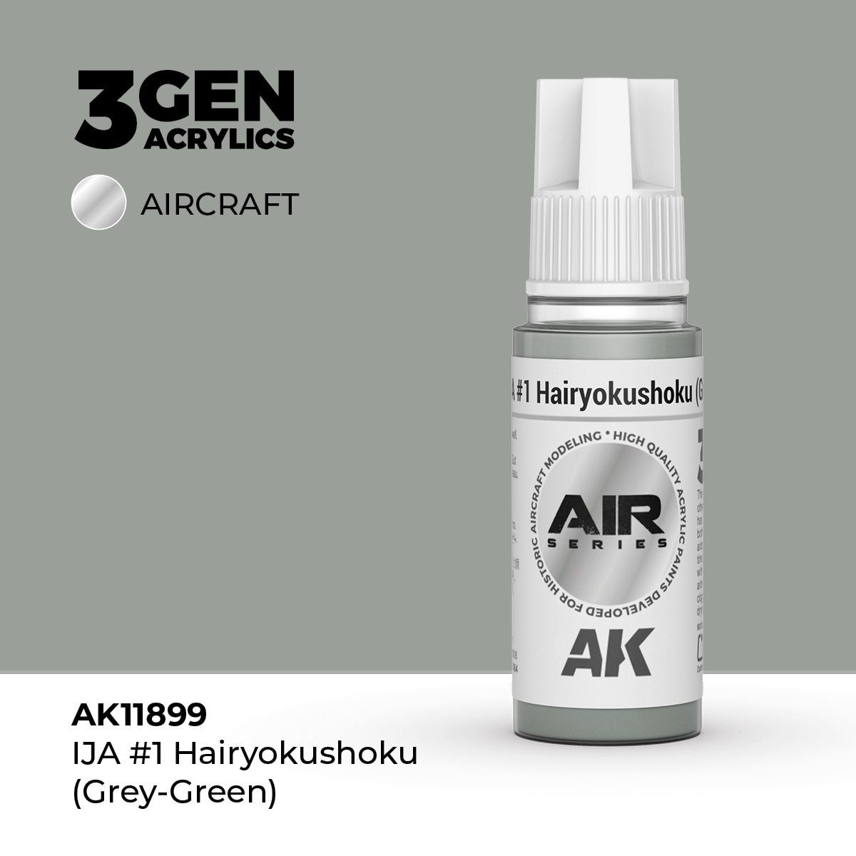 AK11899 - IJA 1 Hairyokushoku (Grey-Green) - Acrylic - 17 ml