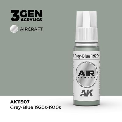 AK11907 - Grey-Blue 1920s-1930s - Acrylic - 17 ml