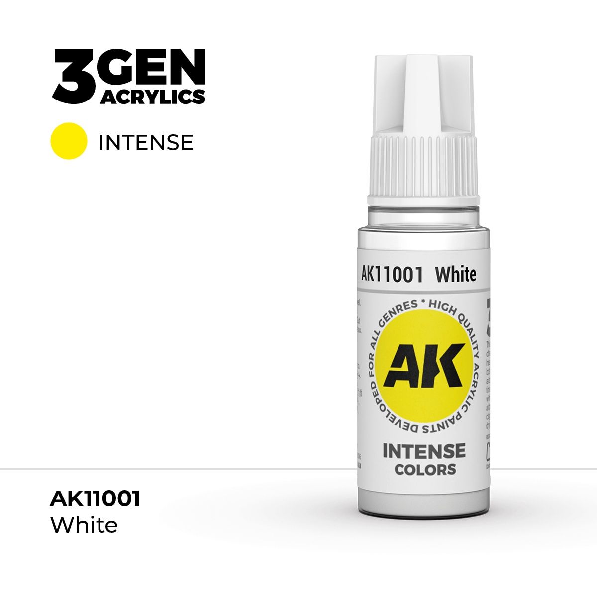 AK11001 - White  - Intense - 17 ml