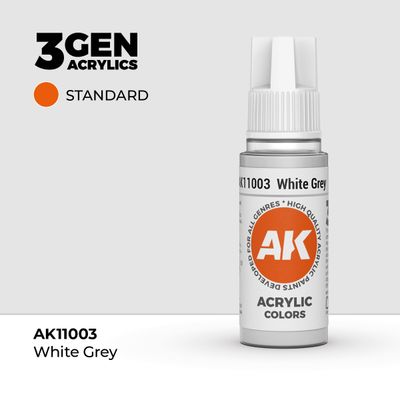 AK11003 - White Grey  - Acrylic - 17 ml