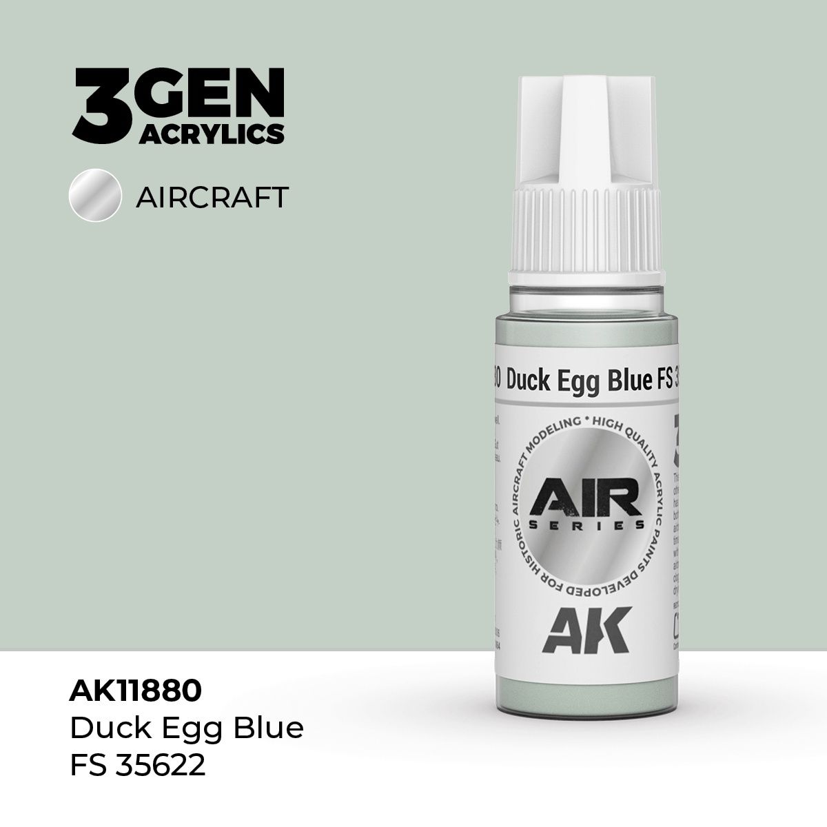AK11880 - Duck Egg Blue FS 35622 - Acrylic - 17 ml