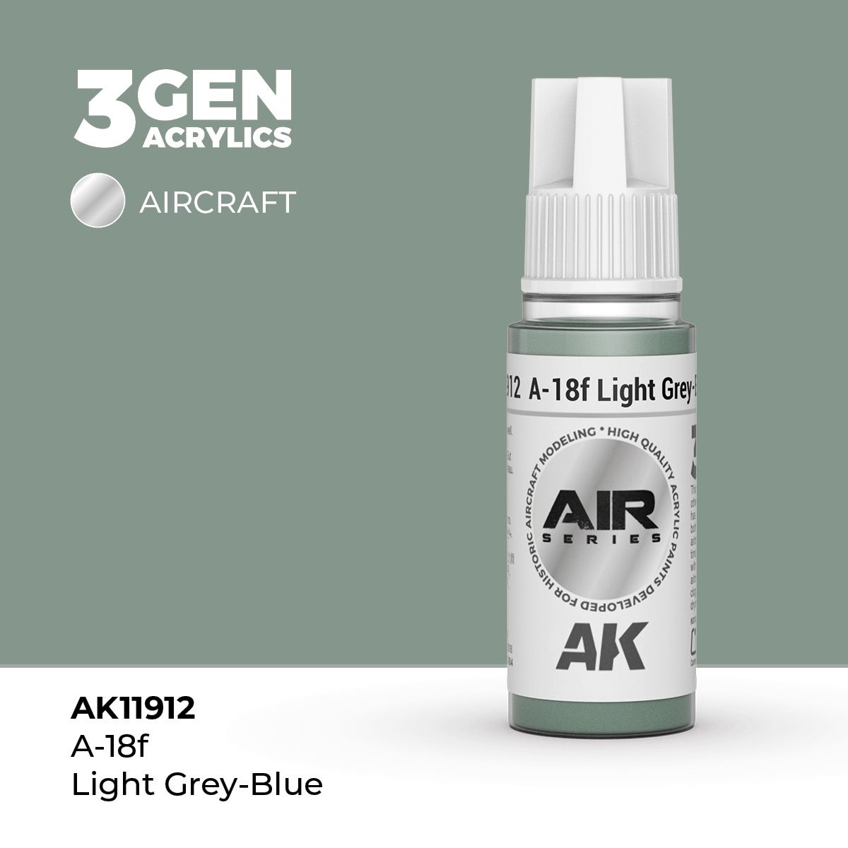 AK11912 - A-18F Light Grey-Blue - Acrylic - 17 ml
