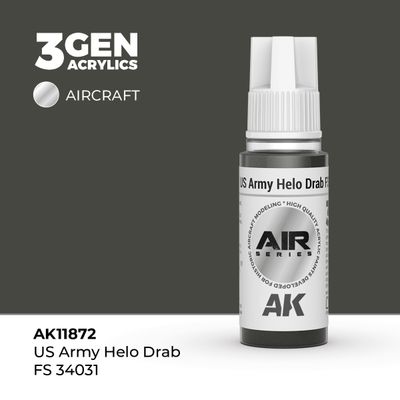 AK11872 - US Army Helo Drab FS 34031 - Acrylic - 17 ml
