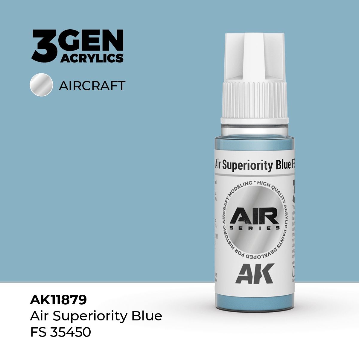 AK11879 - Air Superiority Blue FS 35450 - Acrylic - 17 ml