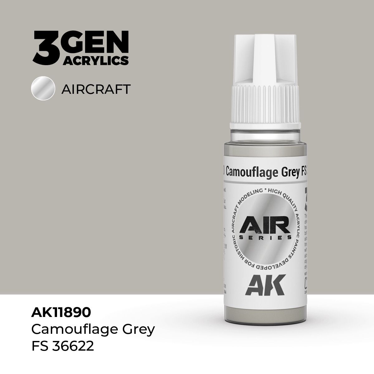 AK11890 - Camouflage Grey FS 36622 - Acrylic - 17 ml
