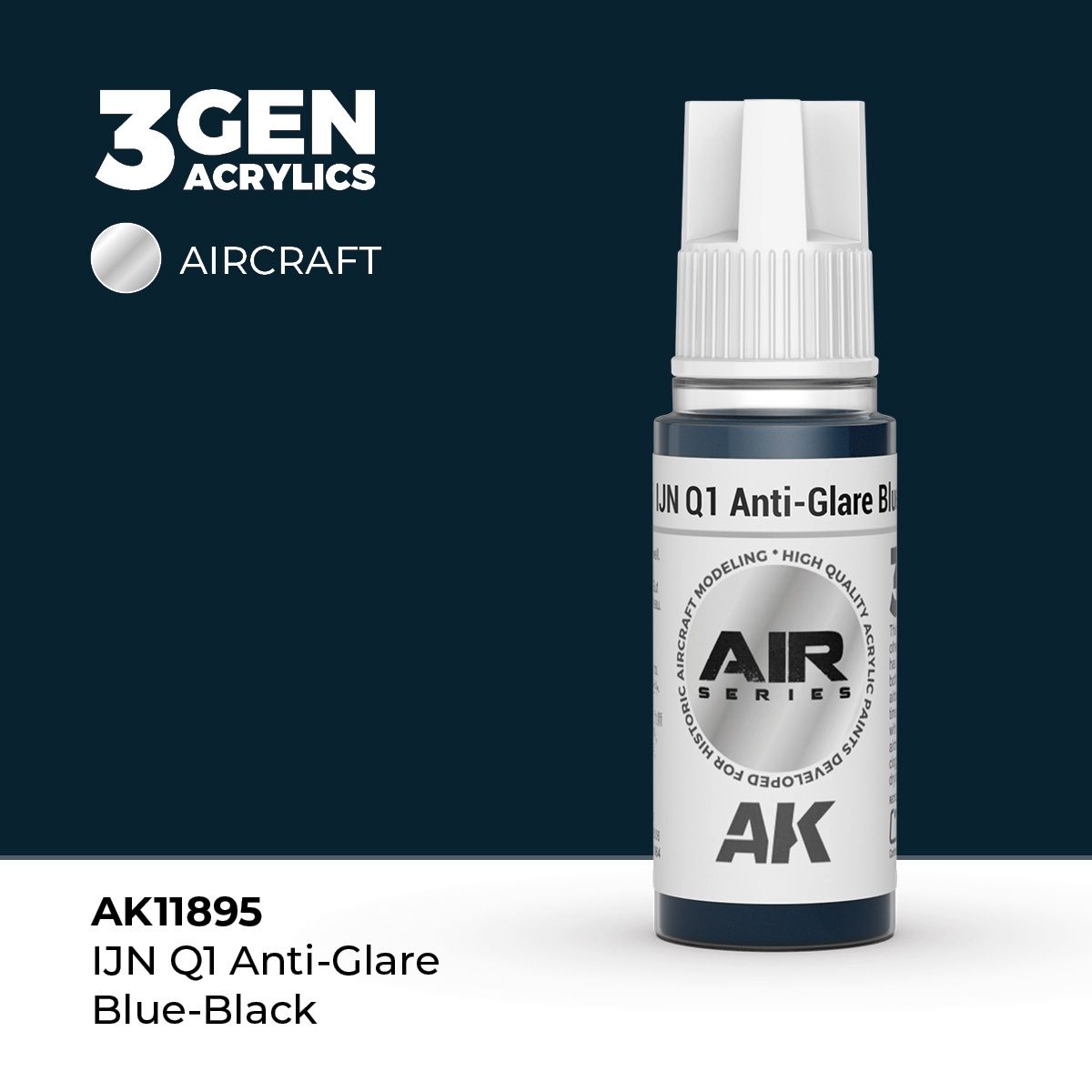 AK11895 - IJN Q1 Anti-Glare Blue-Black - Acrylic - 17 ml