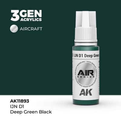 AK11893 - IJN D1 Deep Green Black - Acrylic - 17 ml