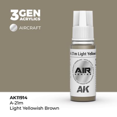 AK11914 - A-21M Light Yellowish Brown - Acrylic - 17 ml