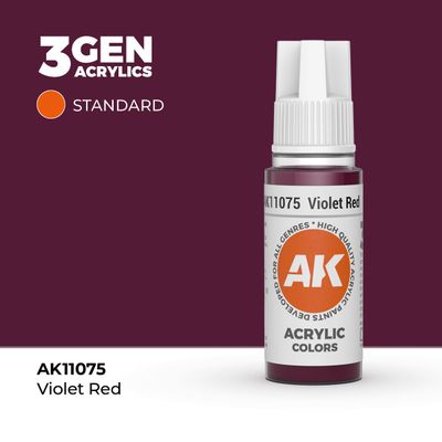 AK11075 - Violet Red  - Acrylic - 17 ml