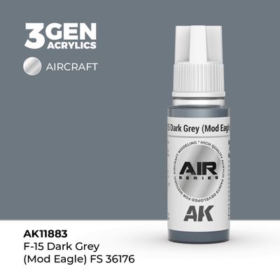 AK11883 - F-15 Dark Grey (Mod Eagle) FS 36176 - Acrylic - 17 ml