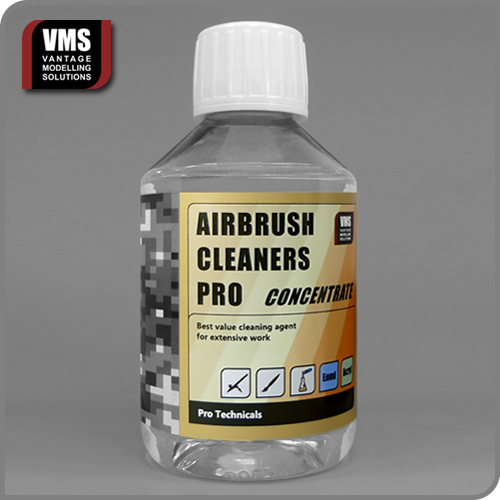 VMS.TC01C - Airbrush Cleaners Pro Concentrate 200 ml (Universal for acrylics &amp; enamels)