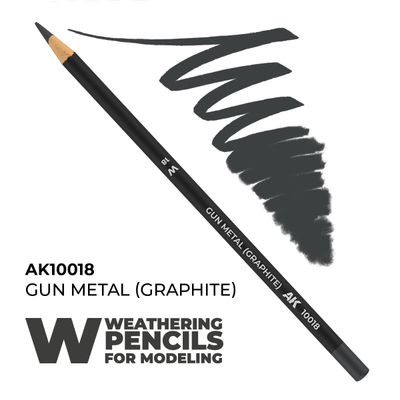 AK10018 - Watercolor Pencil Gun Metal (Graphite)