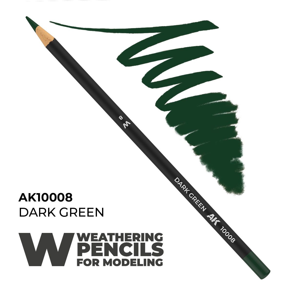 AK10008 - Watercolor Pencil Dark Green