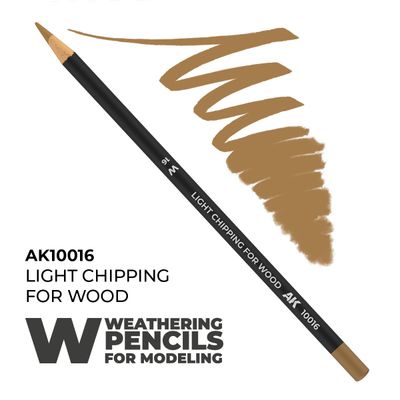 AK10016 - Watercolor Pencil Light Chipping for wood