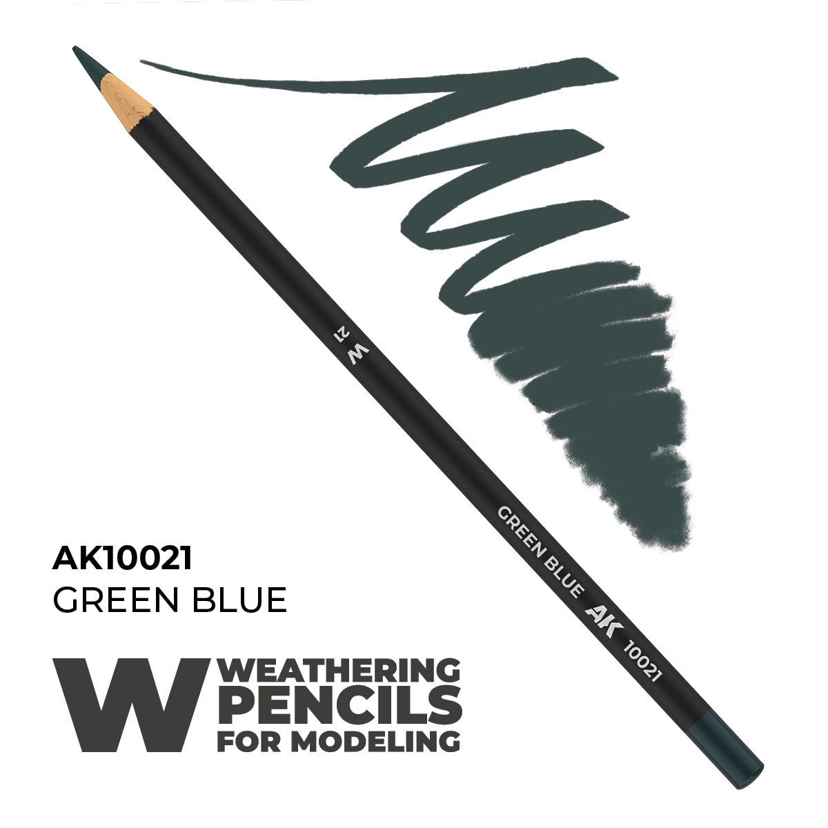 AK10021 - Watercolor Pencil Green Blue