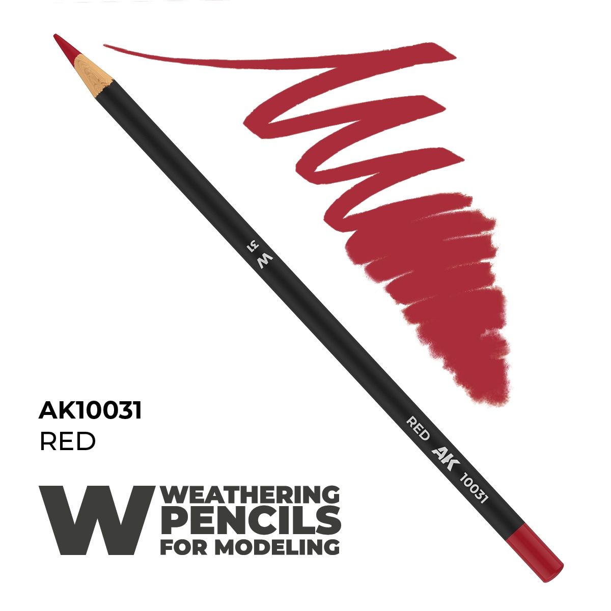 AK10031 - Watercolor Pencil Red