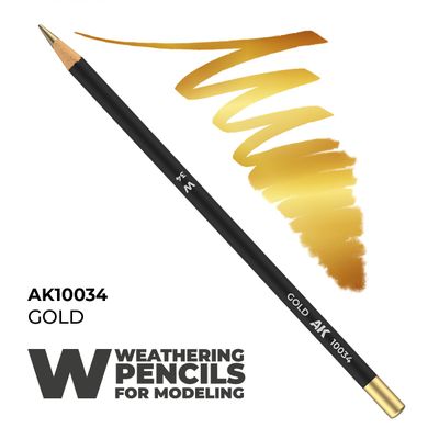 AK10034 - Watercolor Pencil Gold
