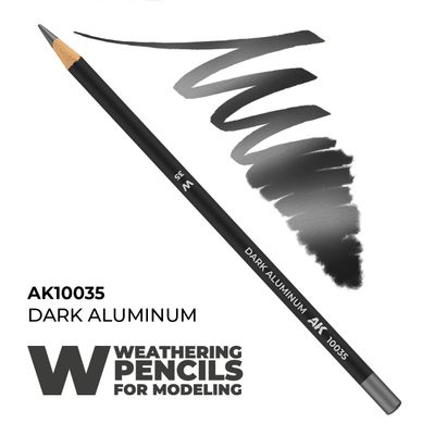 AK10035 - Watercolor Pencil Dark Aluminum Nickel