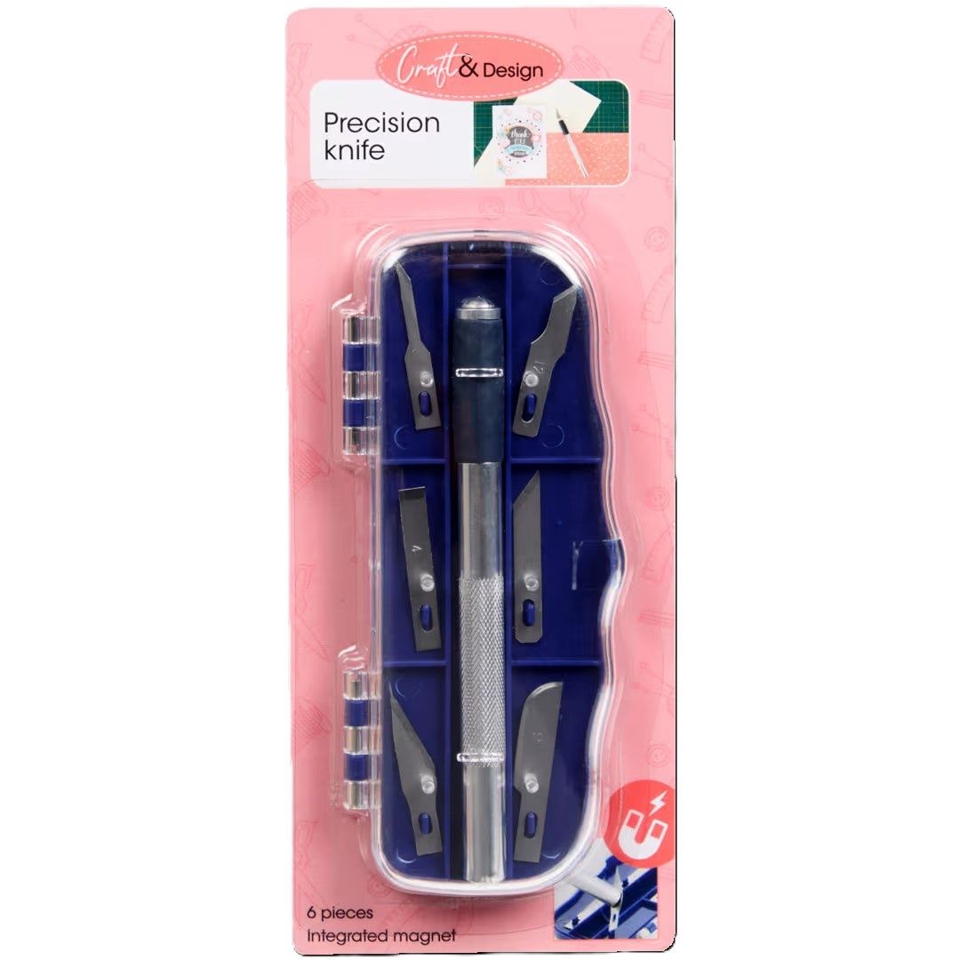 2549584 - Precision Knife with 6 blades and Integrated magnet