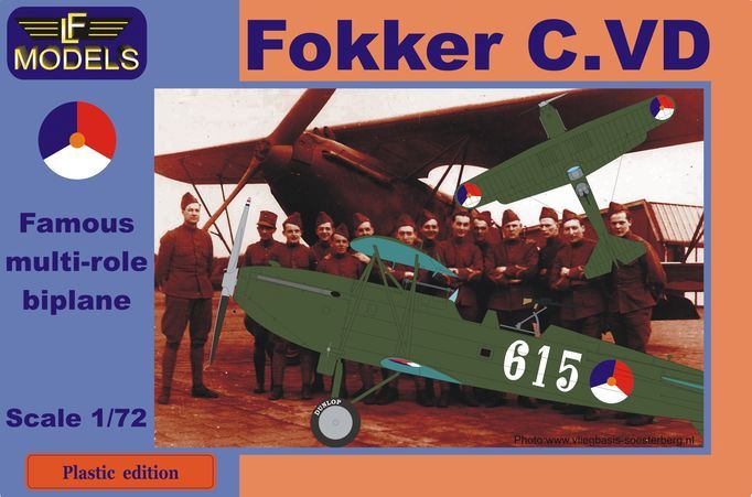 PE7201 - Fokker C.VD - Holland part I. - 1:72