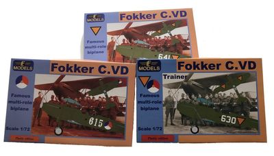 PE73001 - Fokker C. VD Holland - Triple Pack - 1:72