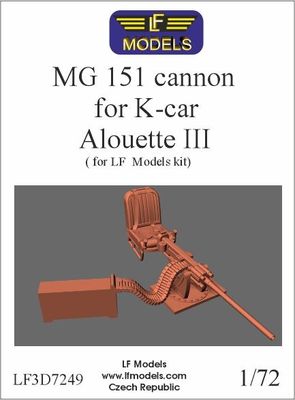 LF3D7249 - MG 151 cannon for K-car Alouette III - 1:72