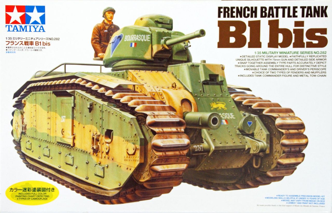 35282 - French Battle Tank B1 bis - 1:35