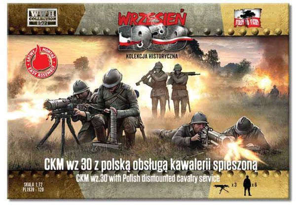 PL1939-120 - CKM wz. 30 with Polish dismounted Cavalry service - 1:72