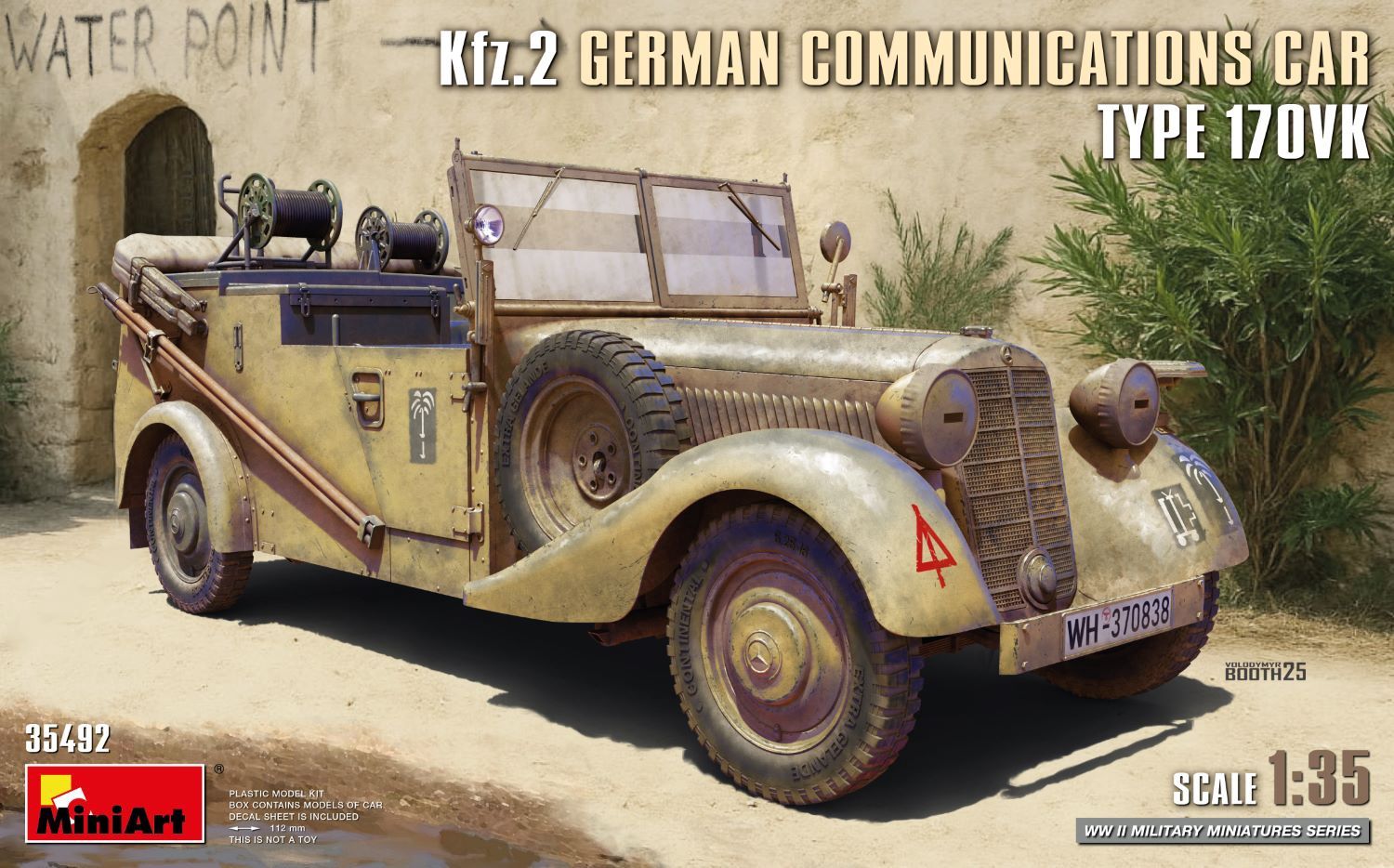 35492 - Kfz.2 German Communications Car Type 170VK - 1:35