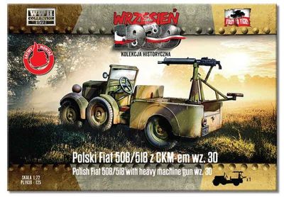 PL1939-125 - Polish Fiat 508/518 with heavy machine gun wz.30 - 1:72