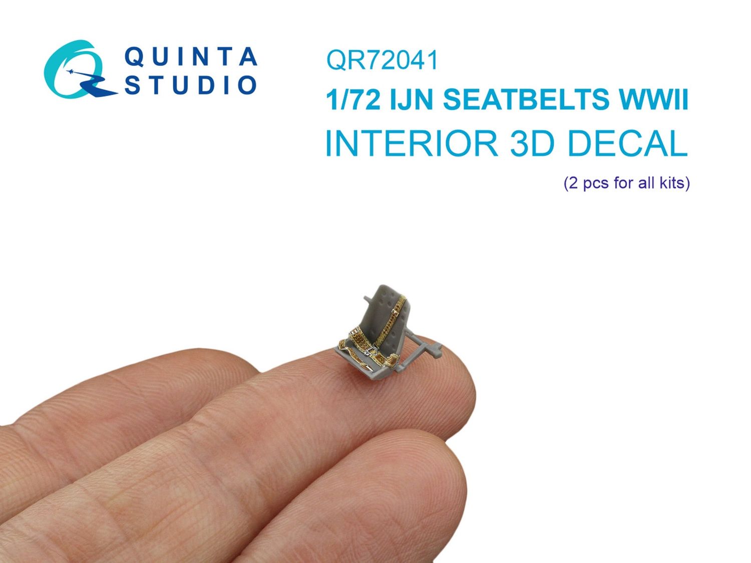 QR72041 - WWII Imperial Japanese Navy seat belts (for 2 seats) (All kits) - 1:72